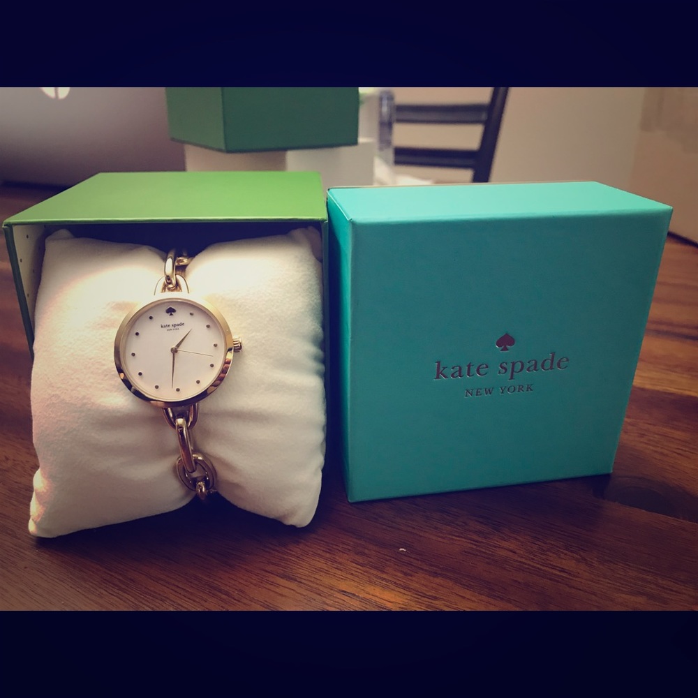 Women’s Kate Spade Gold Link Watch